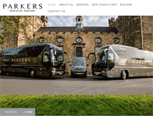 Tablet Screenshot of parkersexecutivecoaches.com